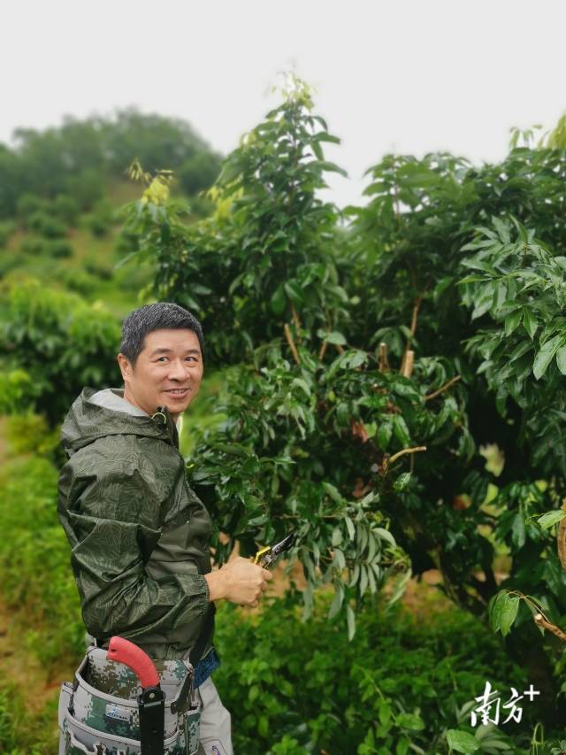 海丰县可塘镇上达村“乡村CEO”连国荣。