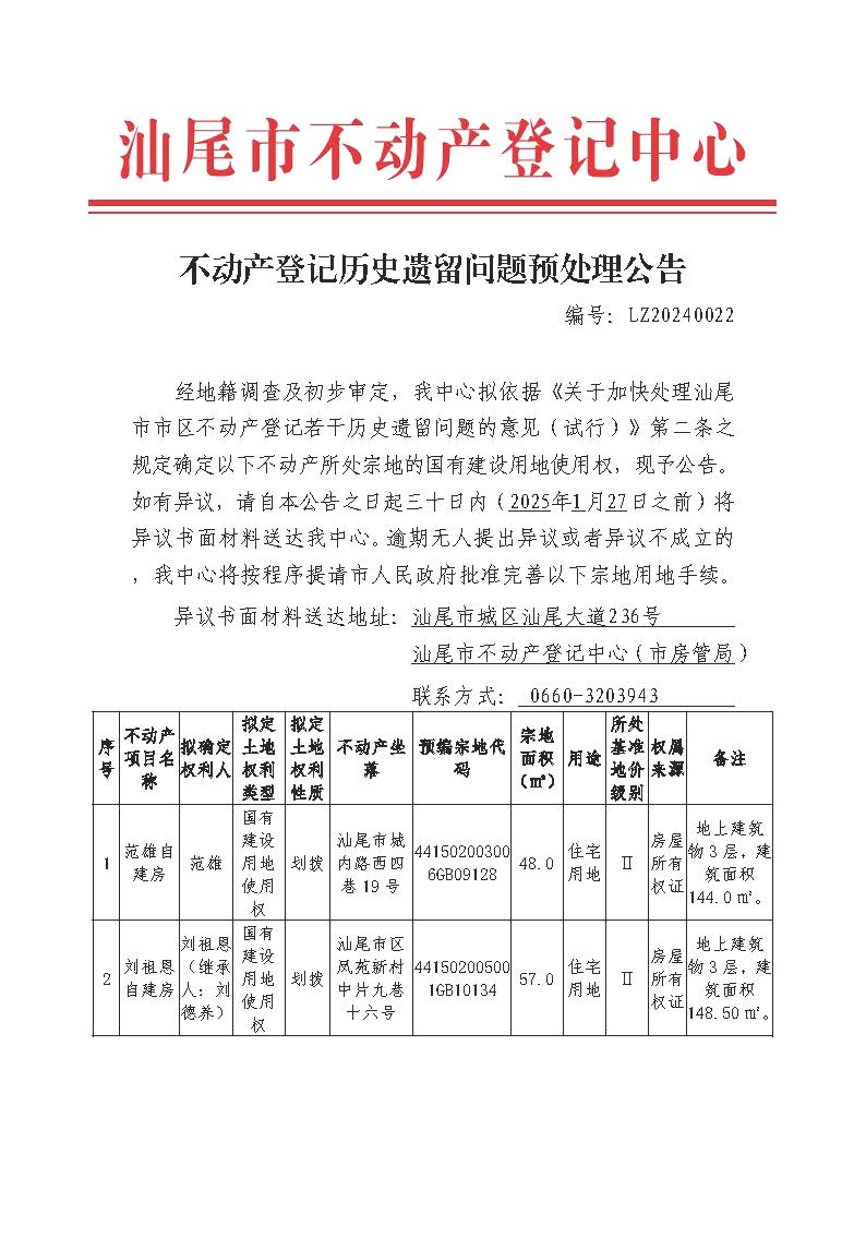 不动产登记历史遗留问题预处理公告（LZ20240022）_页面_1.jpg
